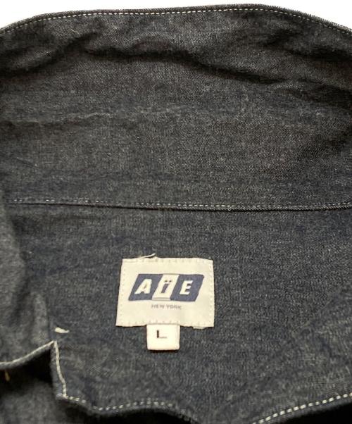 AiE（エーアイイー）AiE (エーアイイー) Painter Shirt ネイビー サイズ:Lの古着・服飾アイテム