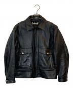 Schott×nano・universeショット×ナノ・ユニバース）の古着「ラムレザージャケット」｜ブラック