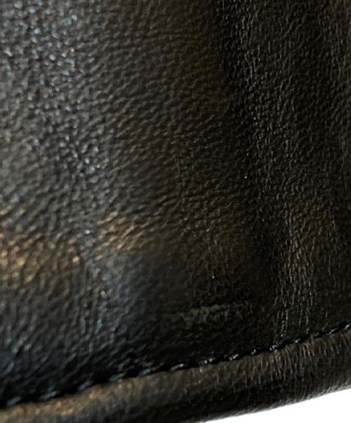 Schott（ショット）Schott (ショット) nano・universe (ナノ・ユニバース) ラムレザージャケット ブラック サイズ:Sの古着・服飾アイテム