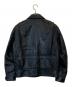 Schott (ショット) nano・universe (ナノ・ユニバース) ラムレザージャケット ブラック サイズ:S：35000円
