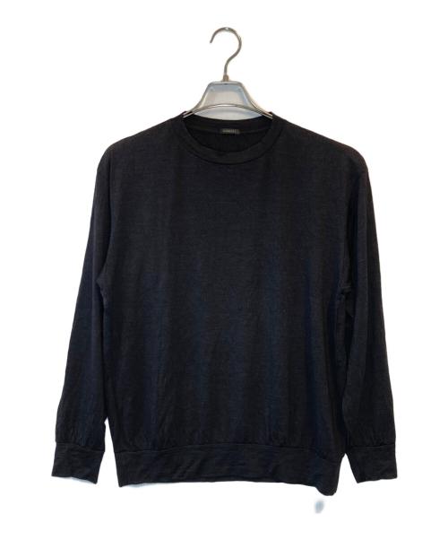 COMOLI（コモリ）COMOLI (コモリ) サマーウール長袖クルー ブラック サイズ:2の古着・服飾アイテム