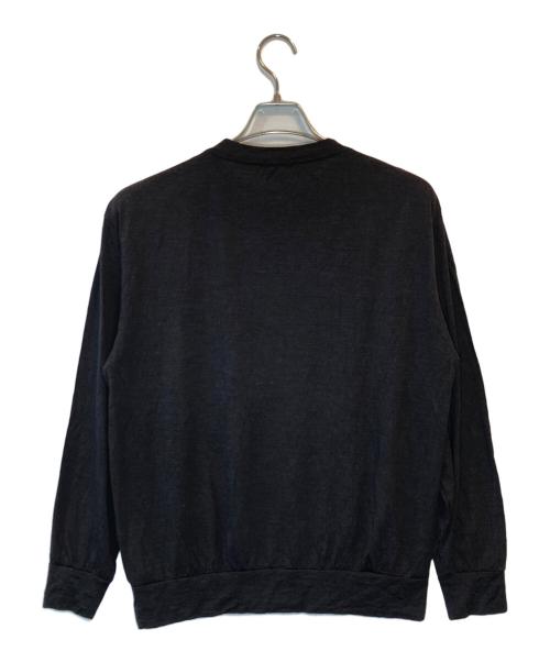 COMOLI（コモリ）COMOLI (コモリ) サマーウール長袖クルー ブラック サイズ:2の古着・服飾アイテム