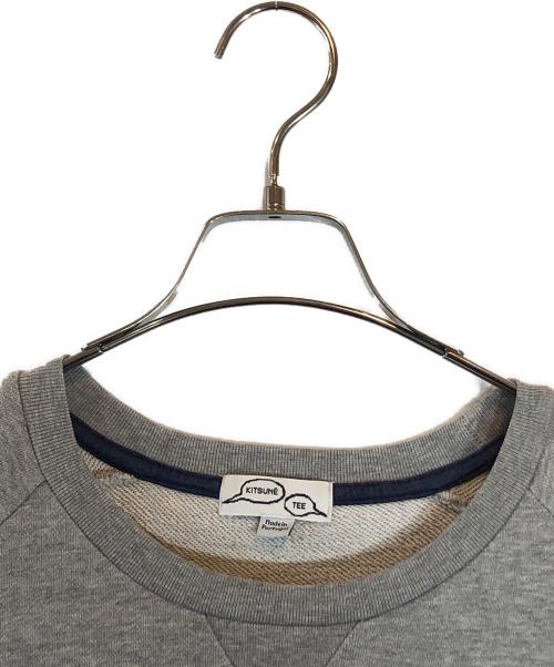 KITSUNE（キツネ）KITSUNE (キツネ) スウェット グレー サイズ:Sの古着・服飾アイテム