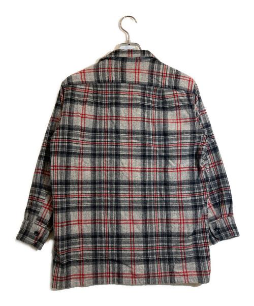 PENDLETON（ペンドルトン）PENDLETON (ペンドルトン) ヴィンテージウールシャツ グレー サイズ:Mの古着・服飾アイテム
