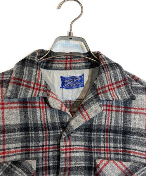 PENDLETON（ペンドルトン）PENDLETON (ペンドルトン) ヴィンテージウールシャツ グレー サイズ:Mの古着・服飾アイテム