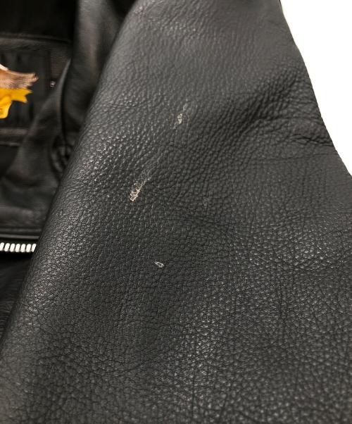 HARLEY-DAVIDSON（ハーレーダビッドソン）HARLEY-DAVIDSON (ハーレーダビッドソン) ライダースジャケット ブラック サイズ:XXLの古着・服飾アイテム
