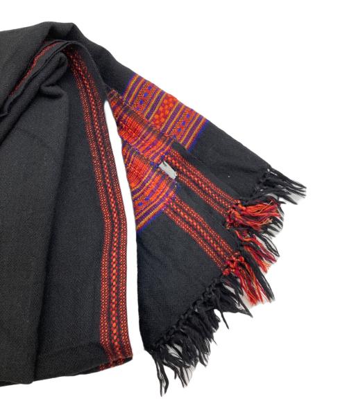 Yohji Yamamoto pour homme（ヨウジヤマモト プールオム）Yohji Yamamoto pour homme (ヨウジヤマモト プールオム) ウールマフラー ブラック サイズ:下記参照の古着・服飾アイテム