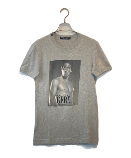 DOLCE & GABBANA（ドルチェ＆ガッバーナ）DOLCE & GABBANA (ドルチェ＆ガッバーナ) プリントTシャツ グレー サイズ:44の古着・服飾アイテム