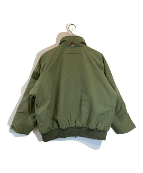 RADIALL（ラディアル）RADIALL (ラディアル) BLAZER - STAND CALLARED JACKET カーキ サイズ:MEDIUMの古着・服飾アイテム