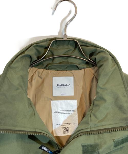 RADIALL（ラディアル）RADIALL (ラディアル) BLAZER - STAND CALLARED JACKET カーキ サイズ:MEDIUMの古着・服飾アイテム
