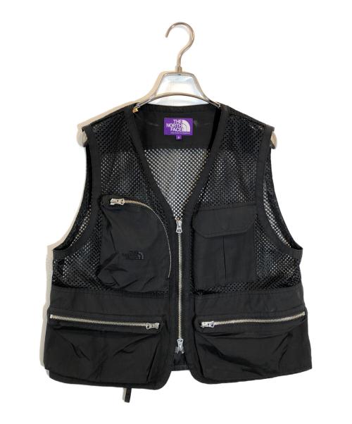 THE NORTHFACE PURPLELABEL（ザ・ノースフェイス パープルレーベル）THE NORTHFACE PURPLELABEL (ザ・ノースフェイス パープルレーベル) Mesh Angler Vest ブラック サイズ:SIZE Sの古着・服飾アイテム