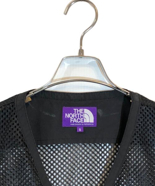 THE NORTHFACE PURPLELABEL（ザ・ノースフェイス パープルレーベル）THE NORTHFACE PURPLELABEL (ザ・ノースフェイス パープルレーベル) Mesh Angler Vest ブラック サイズ:SIZE Sの古着・服飾アイテム