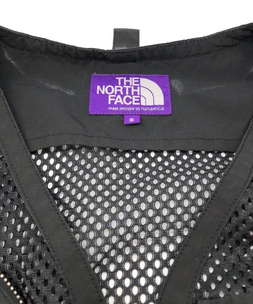 THE NORTHFACE PURPLELABEL（ザ・ノースフェイス パープルレーベル）THE NORTHFACE PURPLELABEL (ザ・ノースフェイス パープルレーベル) Mesh Angler Vest ブラック サイズ:SIZE Sの古着・服飾アイテム