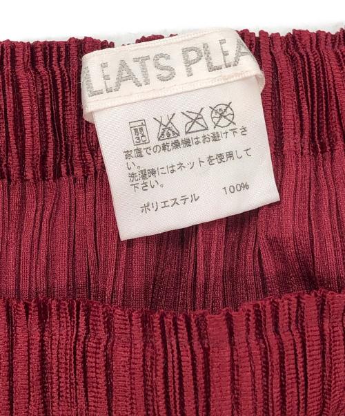 PLEATS PLEASE（プリーツプリーズ）PLEATS PLEASE (プリーツプリーズ) プリーツスカート レッド サイズ:SIZE 1の古着・服飾アイテム