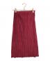 PLEATS PLEASE（プリーツプリーズ）の古着「プリーツスカート」｜レッド