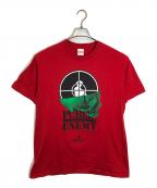 SUPREME×UNDERCOVERシュプリーム×アンダーカバー）の古着「PUBLIC ENEMY TERRORDOME TEE」｜レッド