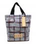 MARNI（マルニ）の古着「PVCチェックトート」｜ブルー