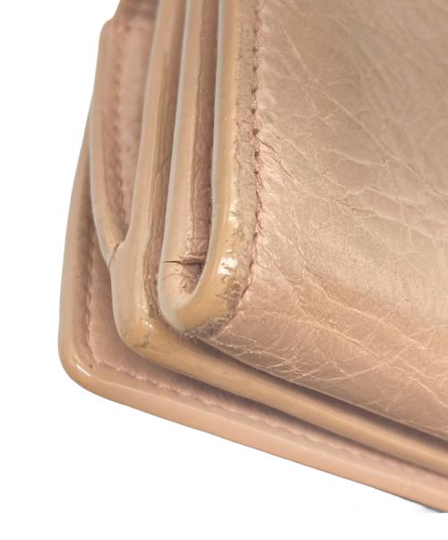 BALENCIAGA（バレンシアガ）BALENCIAGA (バレンシアガ) 3つ折り財布 ピンク サイズ:下記参照の古着・服飾アイテム