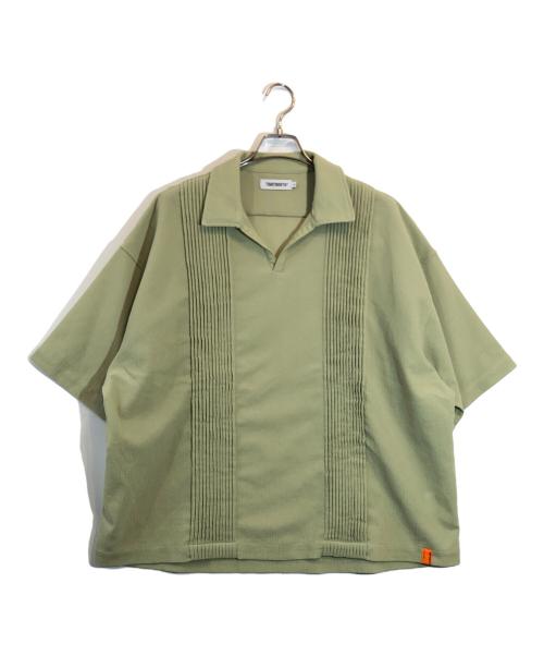 TIGHTBOOTH PRODUCTION（タイトブースプロダクション）TIGHTBOOTH PRODUCTION (タイトブースプロダクション) CUBA OPEN POLO グリーン サイズ:Lの古着・服飾アイテム