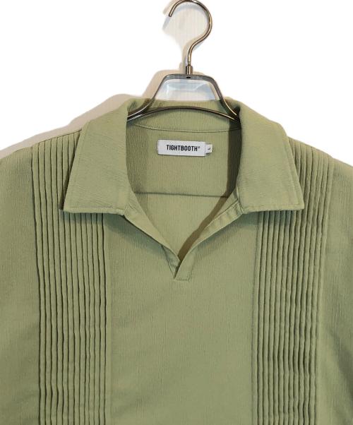 TIGHTBOOTH PRODUCTION（タイトブースプロダクション）TIGHTBOOTH PRODUCTION (タイトブースプロダクション) CUBA OPEN POLO グリーン サイズ:Lの古着・服飾アイテム
