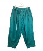 TIGHTBOOTH PRODUCTIONタイトブースプロダクション）の古着「BALOON BAGGY PANTS」｜グリーン