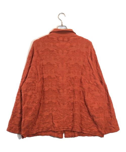 EVISEN（エビセン）EVISEN (エビセン) ジャガードシャツ オレンジ サイズ:SIZE XLの古着・服飾アイテム