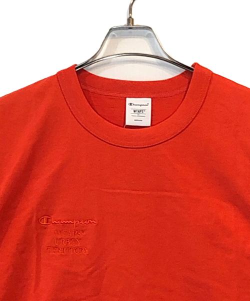 WTAPS（ダブルタップス）WTAPS (ダブルタップス) Champion (チャンピオン) ACADEMY S/S T-SHIRT オレンジ サイズ:MEDIUM 未使用品の古着・服飾アイテム