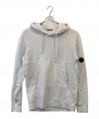 C.P COMPANYシーピーカンパニー）の古着「Diagonal Raised Hoodie」｜グレー