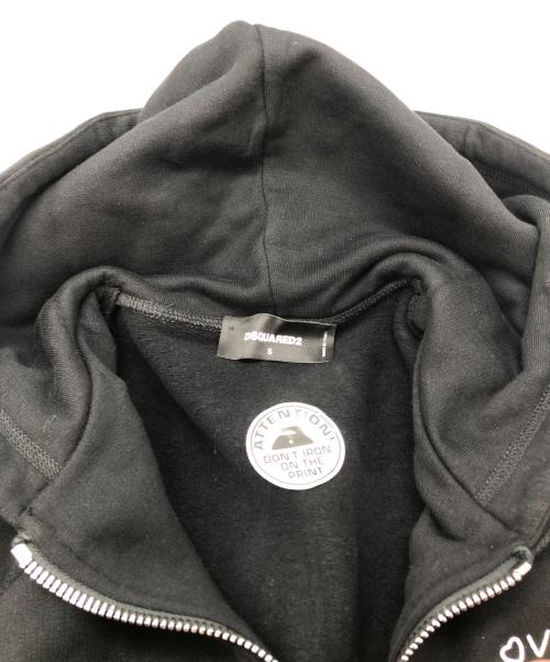 DSQUARED2（ディースクエアード）DSQUARED2 (ディースクエアード) Cool Fit Zip Hoody ブラック サイズ:SIZE Sの古着・服飾アイテム