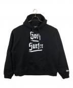 DSQUARED2ディースクエアード）の古着「GOTH SURFER HOODIE」｜ブラック