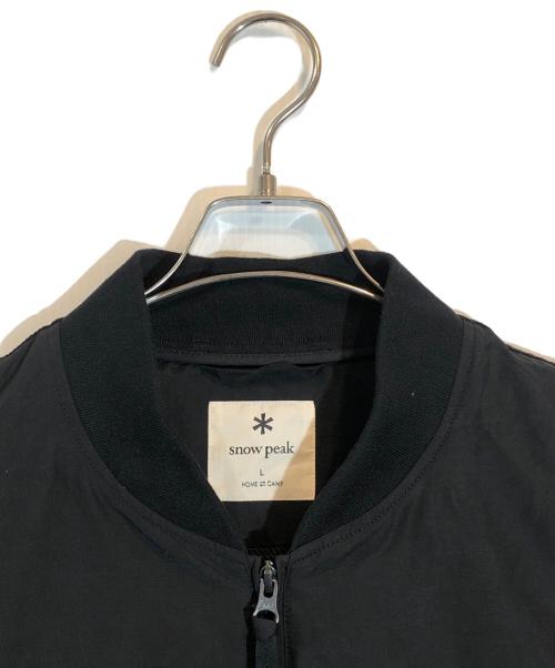 Snow peak（スノーピーク）snow peak (スノーピーク) ジップブルゾン ブラック サイズ:SIZE Lの古着・服飾アイテム