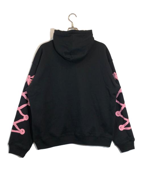 CHOPOVA LOWENA（チョポヴァ・ロウェナ）chopova lowena (チョポヴァ・ロウェナ) プリントルオーバーパーカー ブラック サイズ:XLの古着・服飾アイテム