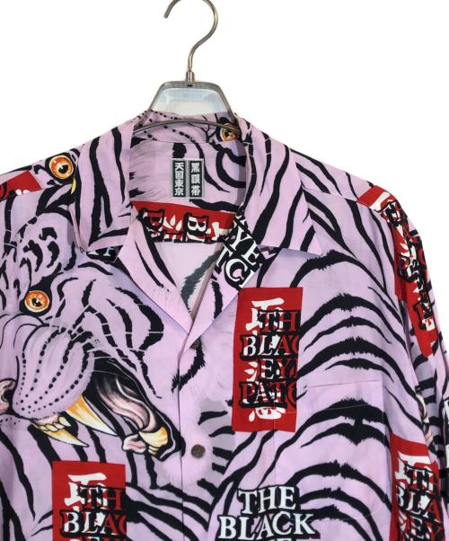 WACKO MARIA（ワコマリア）WACKO MARIA (ワコマリア) THE BLACK EYE PATCH (ブラックアイパッチ) HAWAIIAN SHIRT L/S パープル サイズ:XLの古着・服飾アイテム
