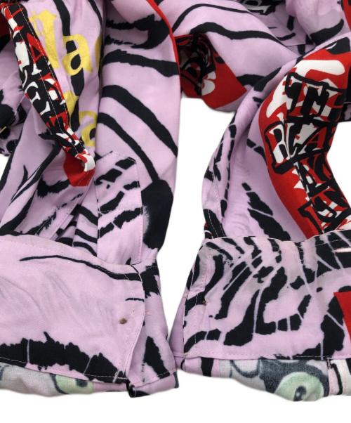 WACKO MARIA（ワコマリア）WACKO MARIA (ワコマリア) THE BLACK EYE PATCH (ブラックアイパッチ) HAWAIIAN SHIRT L/S パープル サイズ:XLの古着・服飾アイテム