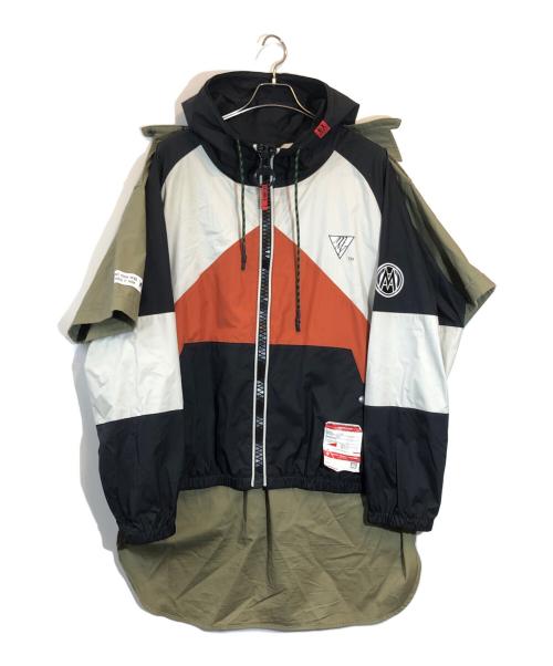Maison MIHARA YASUHIRO（メゾン ミハラ ヤスヒロ）Maison MIHARA YASUHIRO (メゾン ミハラ ヤスヒロ) Docking Shirt Parka ブラック サイズ:SIZE 48の古着・服飾アイテム