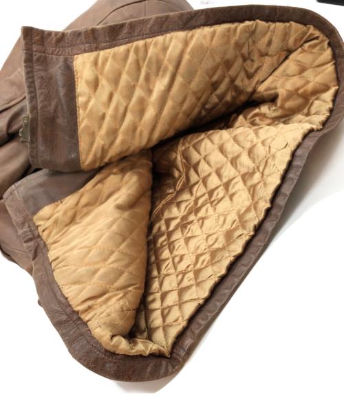 HARLEY-DAVIDSON（ハーレーダビッドソン）HARLEY-DAVIDSON (ハーレーダビッドソン) 襟ボア ボンバージャケット ブラウン サイズ:Mの古着・服飾アイテム