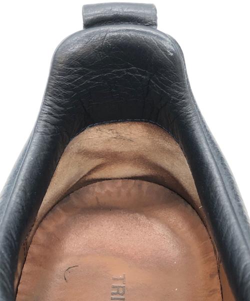 ZEGNA（ゼニア）ZEGNA (ゼニア) レザースニーカー ネイビー サイズ:SIZE 8の古着・服飾アイテム