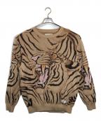 WACKO MARIAワコマリア）の古着「JACQUARD SWEATER」｜ブラウン