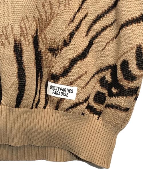 WACKO MARIA（ワコマリア）WACKO MARIA (ワコマリア) JACQUARD SWEATER ブラウン サイズ:SIZE Lの古着・服飾アイテム