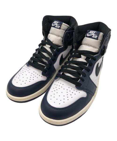 NIKE（ナイキ）NIKE (ナイキ) AIR JORDAN 1 RETRO HIGH OG MIDNIGHT NAVY ネイビー サイズ:SIZE US 9の古着・服飾アイテム
