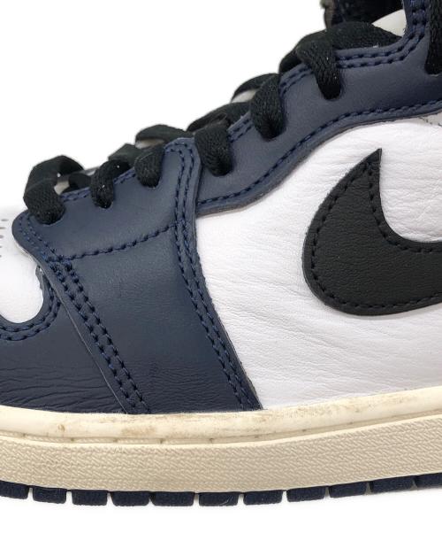 NIKE（ナイキ）NIKE (ナイキ) AIR JORDAN 1 RETRO HIGH OG MIDNIGHT NAVY ネイビー サイズ:SIZE US 9の古着・服飾アイテム