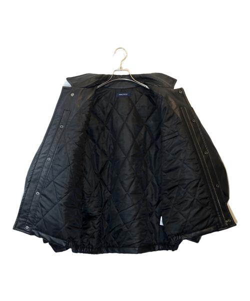 NAUTICA（ノーティカ）NAUTICA (ノーティカ) フェイクレザーブルゾン ブラック サイズ:Mの古着・服飾アイテム