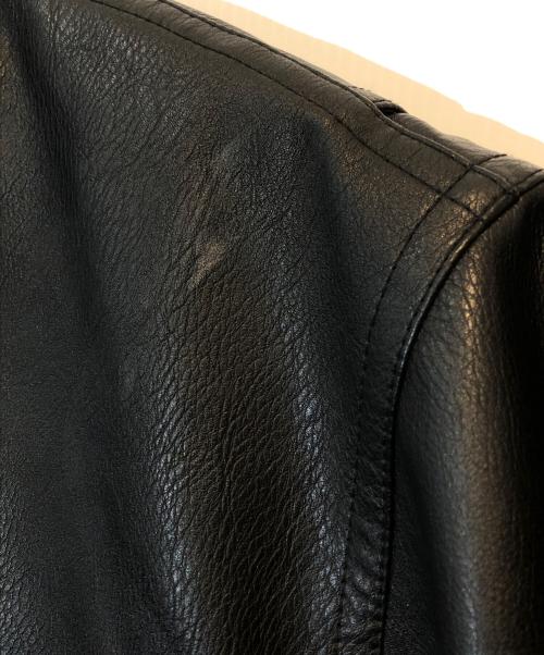 NAUTICA（ノーティカ）NAUTICA (ノーティカ) フェイクレザーブルゾン ブラック サイズ:Mの古着・服飾アイテム