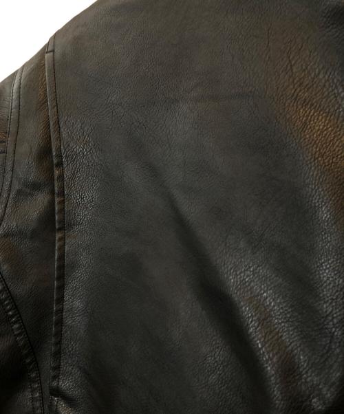 NAUTICA（ノーティカ）NAUTICA (ノーティカ) フェイクレザーブルゾン ブラック サイズ:Mの古着・服飾アイテム