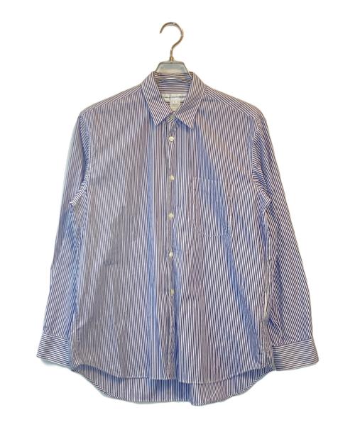 COMME des GARCONS SHIRT（コムデギャルソンシャツ）COMME des GARCONS SHIRT (コムデギャルソンシャツ) FOREVER オーバーサイズストライプシャツ ブルー サイズ:Sの古着・服飾アイテム