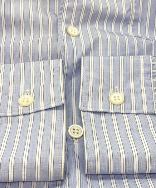 COMME des GARCONS SHIRT（コムデギャルソンシャツ）COMME des GARCONS SHIRT (コムデギャルソンシャツ) FOREVER ストライプシャツ ブルー サイズ:Mの古着・服飾アイテム