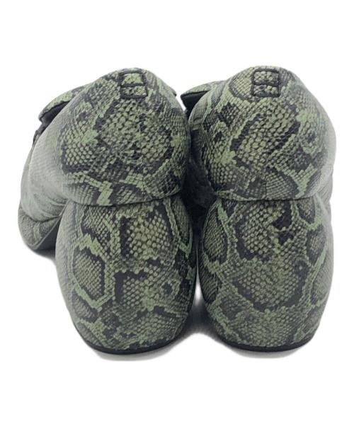 CLARKS（クラークス）CLARKS (クラークス) MARTINE ROSE (マーティン・ローズ) ローファー グリーン サイズ:UK6の古着・服飾アイテム