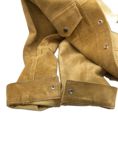 WACKO MARIA（ワコマリア）WACKO MARIA (ワコマリア) SUEDE TRUCKER ベージュ サイズ:Sの古着・服飾アイテム
