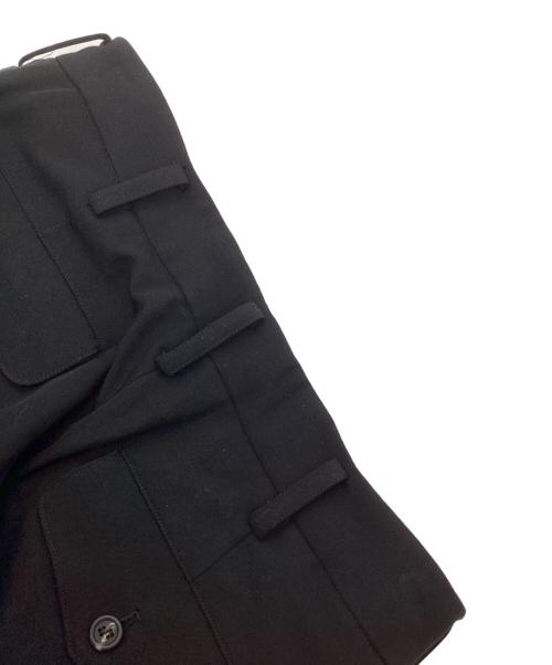 SOSHIOTSUKI（ソウシ オオツキ）SOSHIOTSUKI (ソウシ オオツキ) サイドストライプスリムパンツ ブラック サイズ:44の古着・服飾アイテム