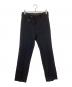 SOSHIOTSUKI（ソウシ オオツキ）の古着「サイドストライプスリムパンツ」｜ブラック